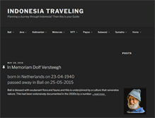 Tablet Screenshot of indonesiatraveling.com